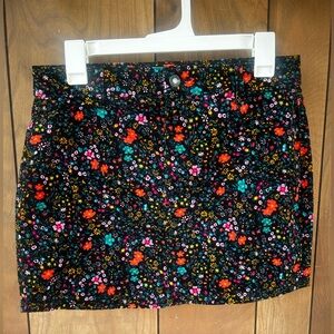 Floral Mini Skirt